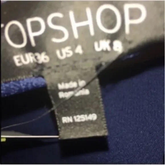 Topshop NWT Navy Blue Cocktail Dress - Picture 7 of 8